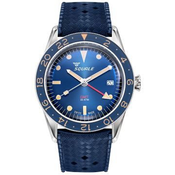 SQUALE Sub-39 GMT Vintage Blue SUB39GMTB.HTB