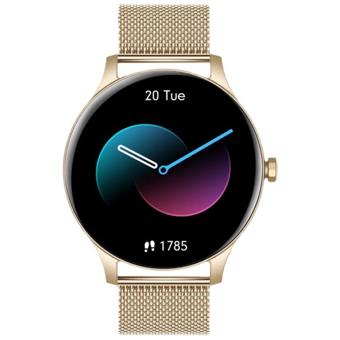 Smartwatch damski GARETT CLASSY ZLOTY STALOWY