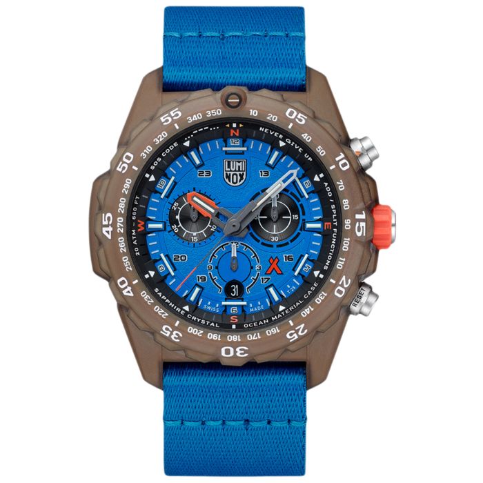 Zegarek męski na pasku niebieskim Luminox Zegarek męski na pasku niebieskim Luminox