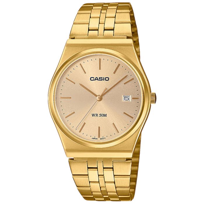 Zegarek Casio MTP-B145G-9AVEF w złotym kolorze na bransolecie