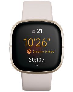 FITBIT SENSE BEZOWY