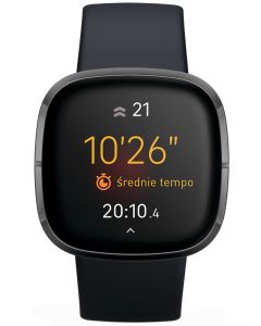 FITBIT SENSE CZARNY