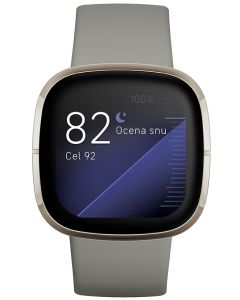 FITBIT SENSE SZARY/ZLOTY