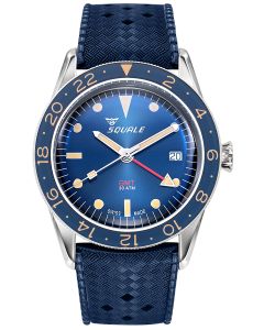 SQUALE Sub-39 GMT Vintage Blue SUB39GMTB.HTB