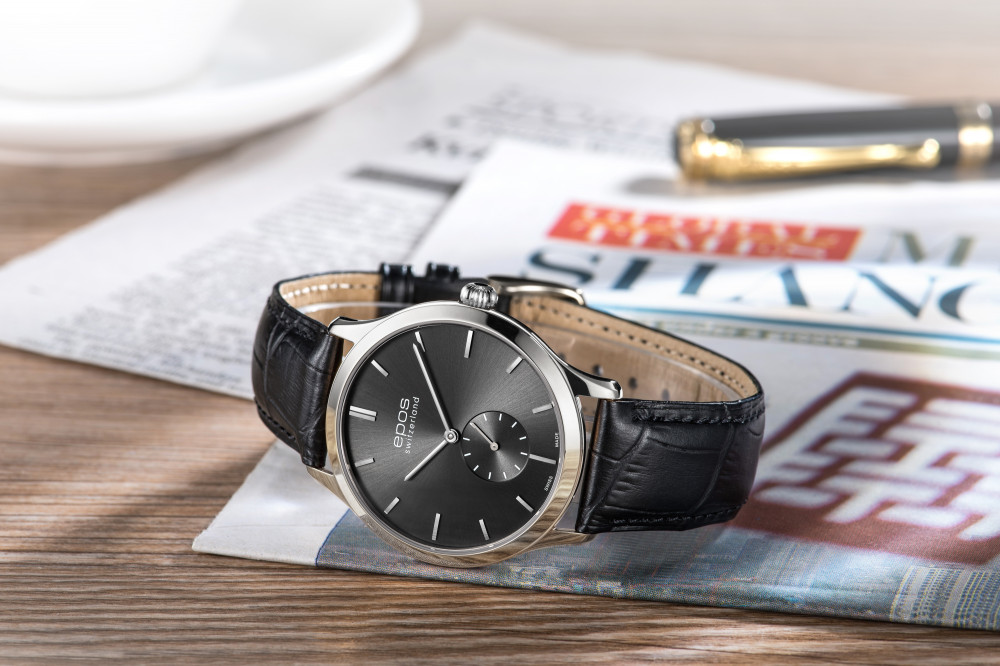 Elegancki zegarek męski na pasku EPOS Originale 3408.208.20.14.15