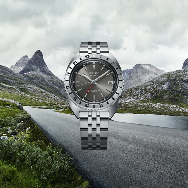 Zegarek męski Seiko Presage Limited Edition SI SPB395J1 z bordową tarczą na sk&oacute;rzanym pasku