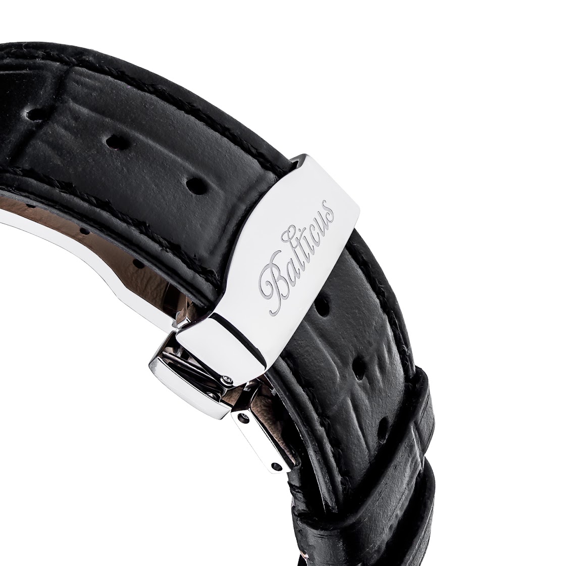 Zegarek męski na pasku Balticus Sternik z granatową tarczą