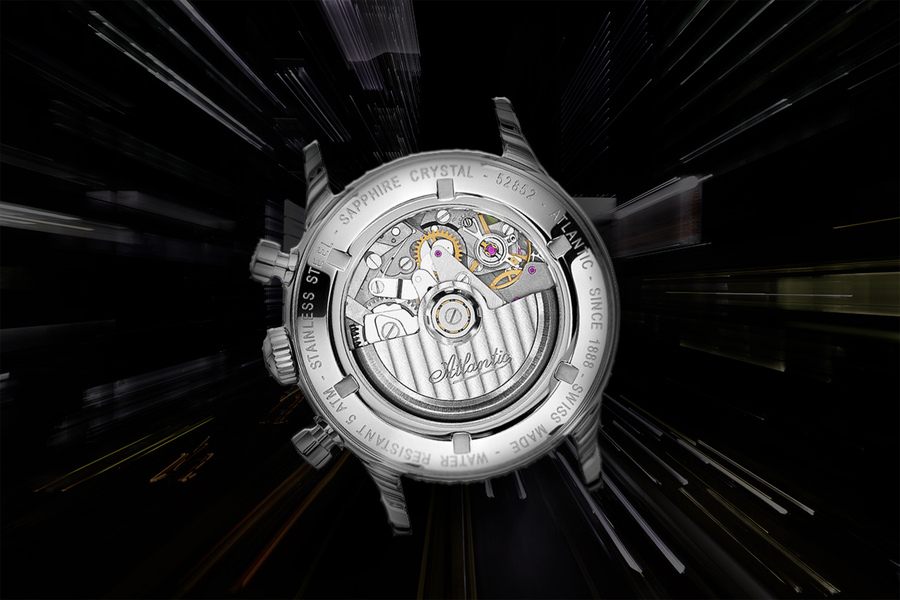 Dekiel zegarka męskiego Atlantic Worldmaster Bicompax 52852.41.23