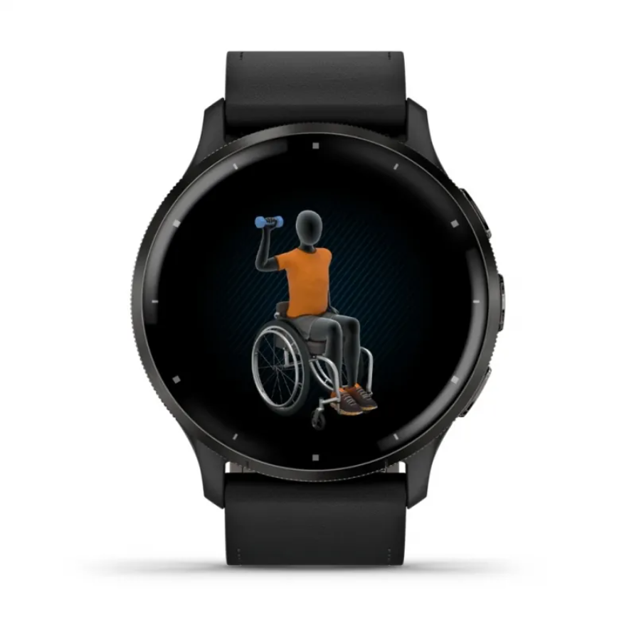 Czarny smartwatch męski GARMIN Venu® 3 010-02784-52