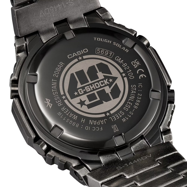 Czarny zegarek G-Shock Octagon w ż&oacute;łtymi akcentami GA-B2100CY-1AER