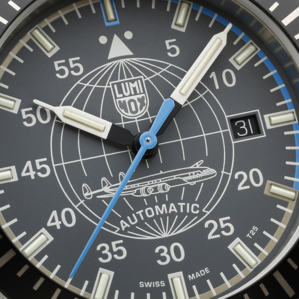 Zegarek męski na pasku szarym Luminox Constellation Automatic 9600 Series XA.9602