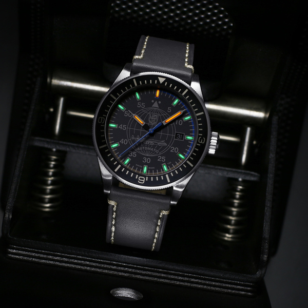 Zegarek męski na pasku szarym Luminox Constellation Automatic 9600 Series XA.9602