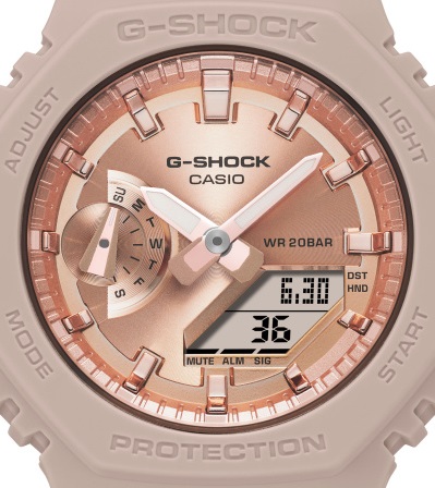 Zegarek damski G-Shock GMA-S2100MD-4AER w kolorze różowym rose gold