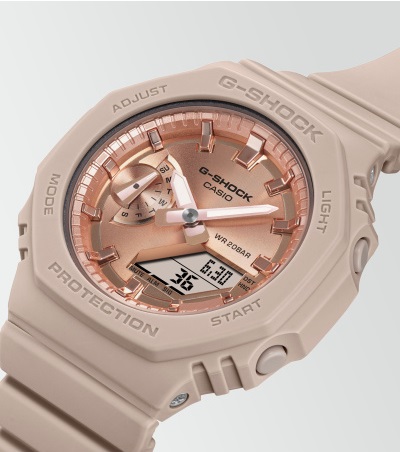 Zegarek damski G-Shock GMA-S2100MD-4AER w kolorze różowym rose gold