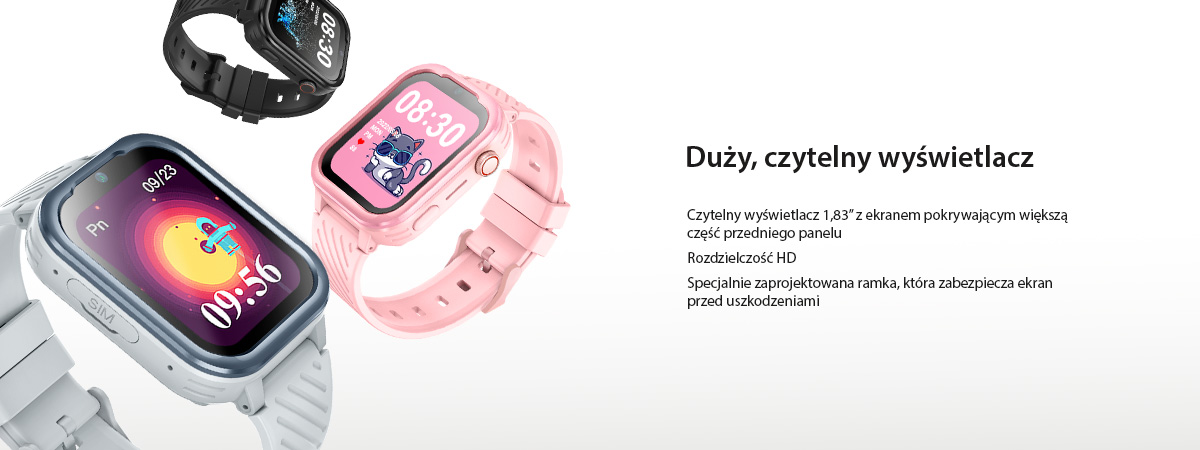 smartwatch dziecięcy z gps na pasku GARETT KIDS ESSA 4G różowy