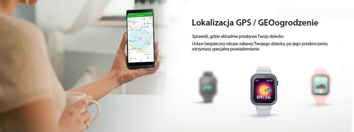 smartwatch dziecięcy z gps na pasku GARETT KIDS ESSA 4G różowy