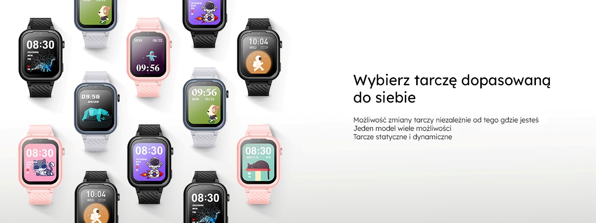 smartwatch dziecięcy z gps na pasku GARETT KIDS ESSA 4G różowy