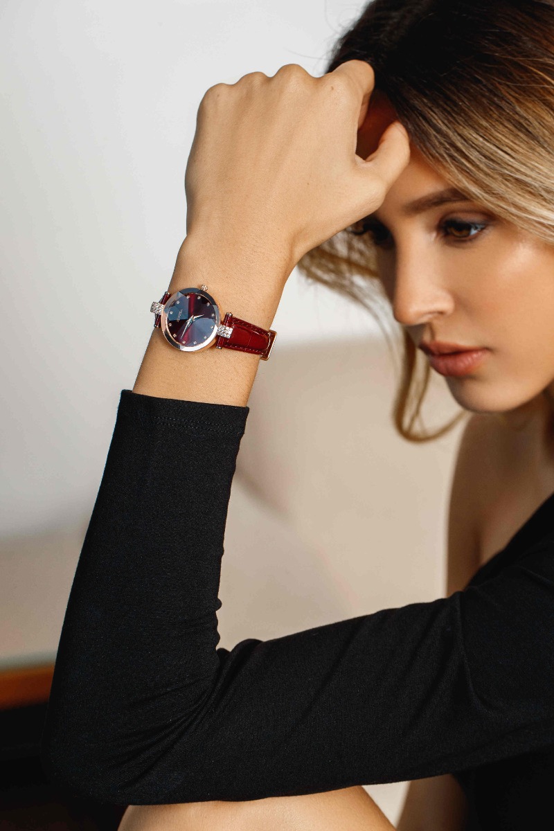 Zegarek Damski Jowissa Facet Strass Swiss Ladies Watch J5.771.M