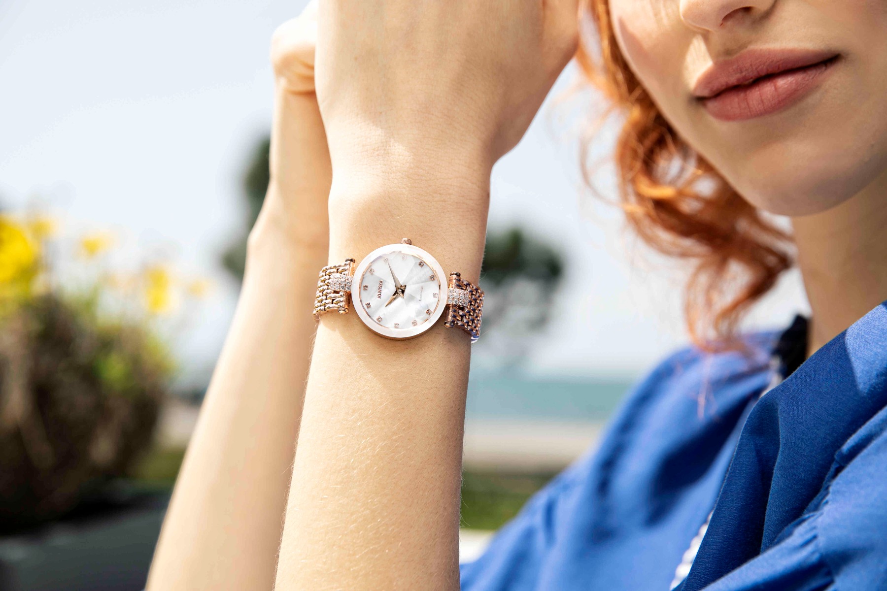 Zegarek Damski Jowissa Facet Strass Swiss Ladies Watch J5.774.M