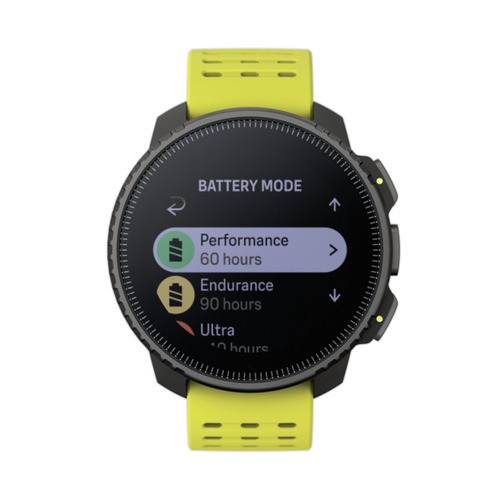 Smartwatch SUUNTO Vertical Black Sand SS050863000 z czarną kopertą i szarym paskiem,  wytrzymałość baterii do 60 dni