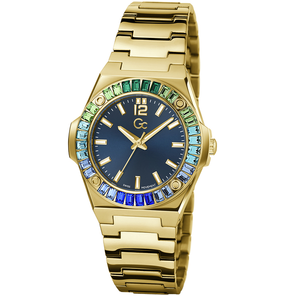Zegarek damski GC Ladies Idol Lady Yellow Gold Watch Z34007L7MF