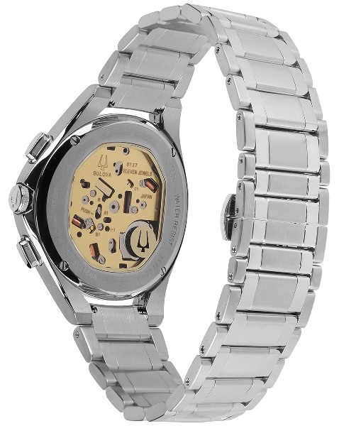 Odkryj Zegarek męski automatyczny Bulova Marine Star 98A282 z niebieską tarczą na silikonowym pasku