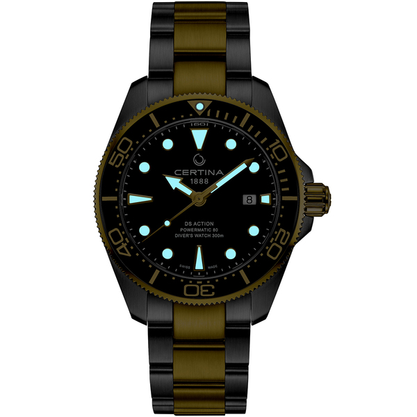 Zegarek męski CERTINA DS Action Diver 43mm Powermatic 80 C032.607.22.051.00